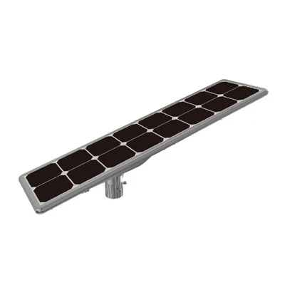 Soilsiú Gréine Fuinnimh Gréine Carbóin Ghorm Gorm 100W go léir i solas sráide faoi stiúir gréine amháin
